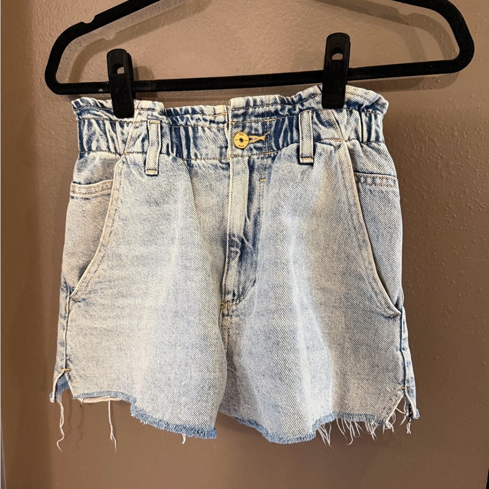 Zara Light Blue Jean Shorts